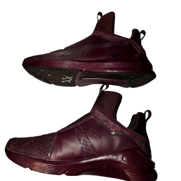 Puma 8 Fierce KRM Wine Red  Cross Trainer High Top Women's Tennis Shoe Sneaker - Picture 4 of 7
